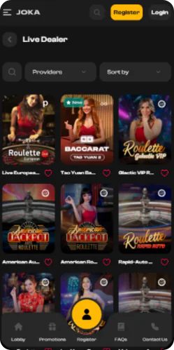 Joka Casino Jouer en Direct